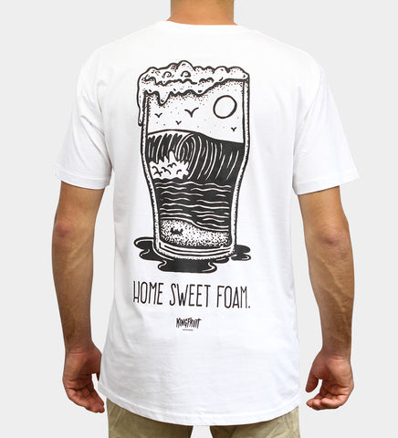Home Sweet Foam T-Shirt - White
