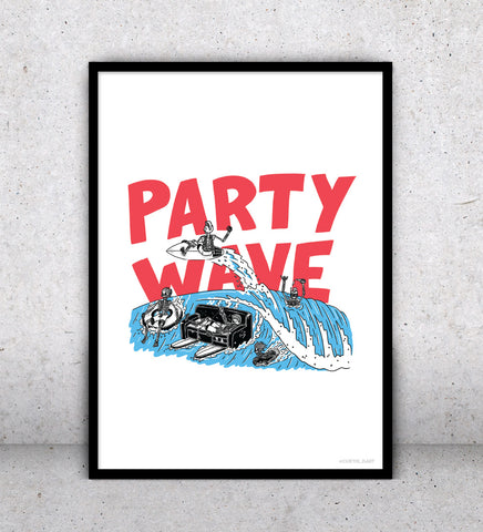 Party Wave - Art Print