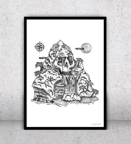 Skull Island - Art Print