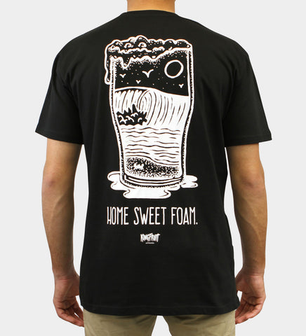 Home Sweet Foam T-Shirt - Black