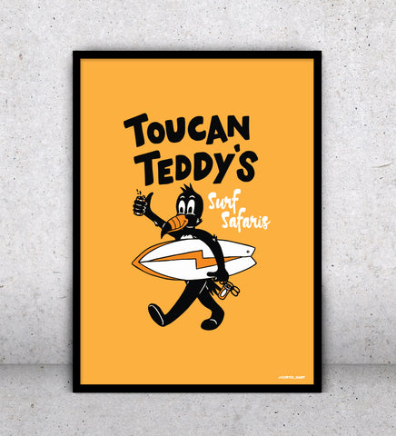 Toucan Teddy - Print